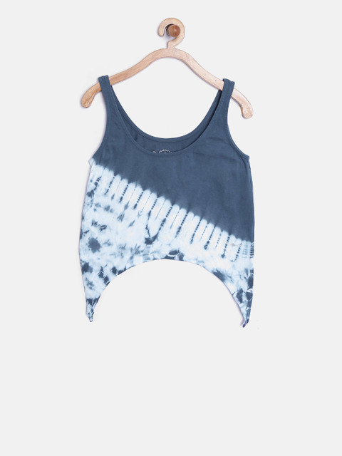 

Pepe Jeans Girls Blue Tie & Dye Top
