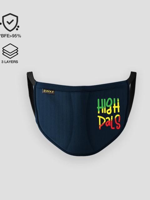 

Bewakoof Unisex Blue Printed Pure Cotton Reusable Outdoor Cloth Mask