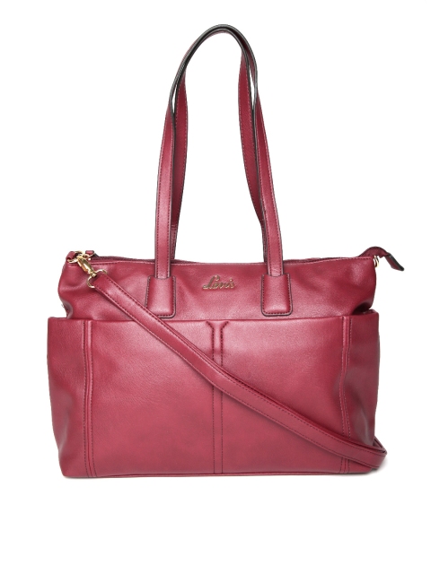 

Lavie Maroon Solid Shoulder Bag with Sling Strap