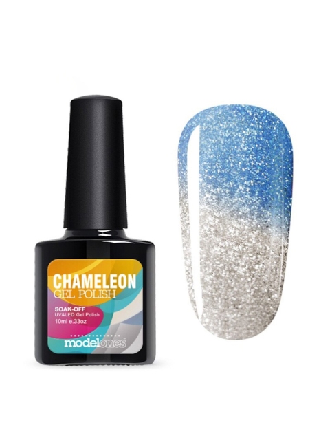 

Modelones Chameleon Star Glitter Soak Off UV & LED Gel Nail Polish 10 ml - Shade 5746, Silver