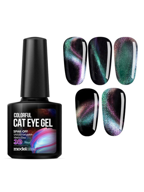 

Modelones 3D Magnetic Cat Eye Gel Nail Polish Soak Off UV LED Manicure Art 10ml, Multi