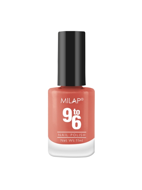 

MILAP Women 9 To 6 Nail Polish,11 ml, Brown