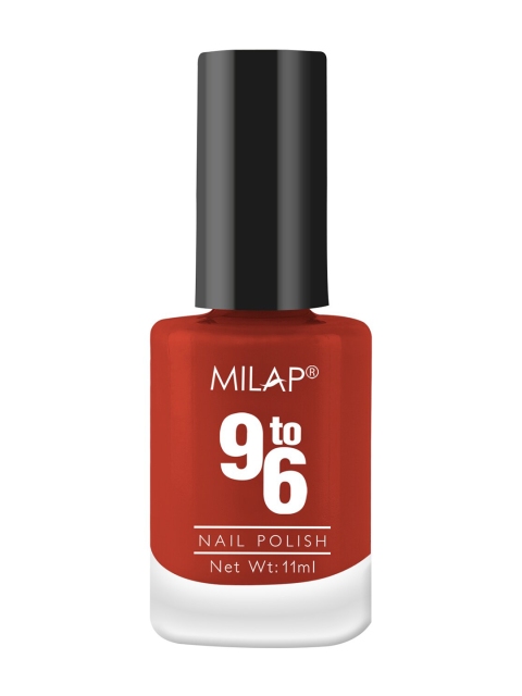 

MILAP 9to6 Nail Polish - Shade 90 11 ml, Orange