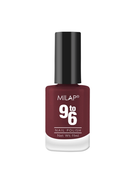 

MILAP 9to6 Nail Polish- shade 89 - 11ml, Brown