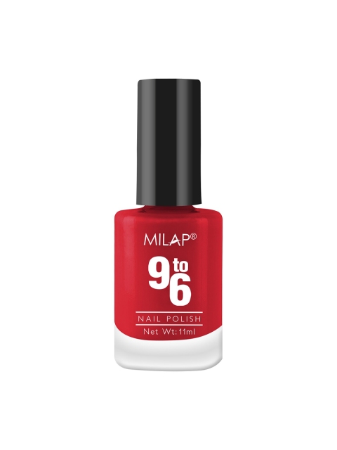 

MILAP 9to6 Nail Polish- shade 12 - 11ml, Red