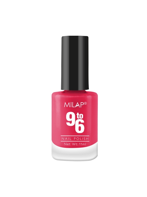 

MILAP Women 9 To 6 Nail Polish,11 ml, Red