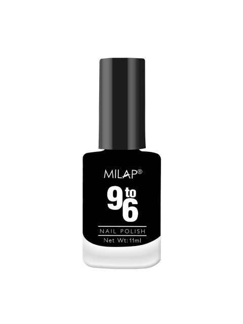 

MILAP 9to6 Nail Polish- shade 94 - 11ml, Black