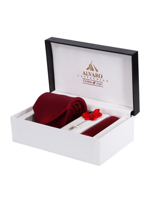 

Alvaro Castagnino Men Maroon Accessory Gift Set