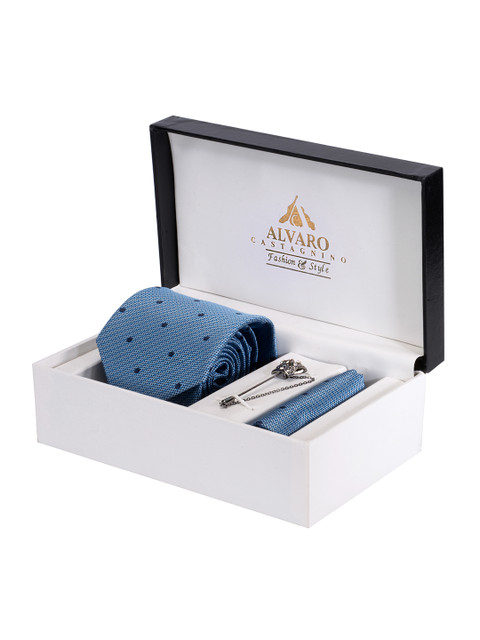 

Alvaro Castagnino Men Blue Accessory Gift Set