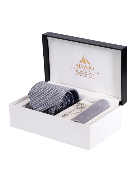 

Alvaro Castagnino Men Grey Accessory Gift Set