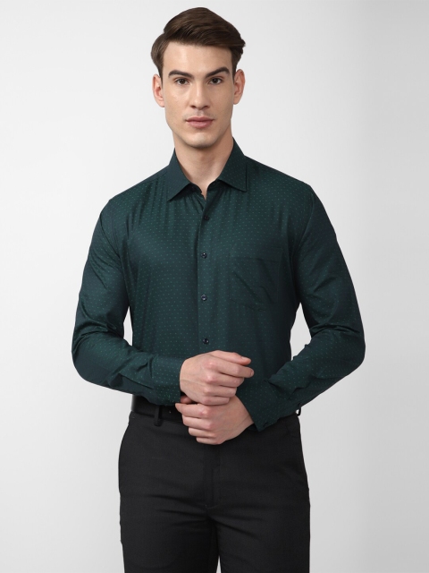 

Van Heusen Men Green Slim Fit Formal Shirt