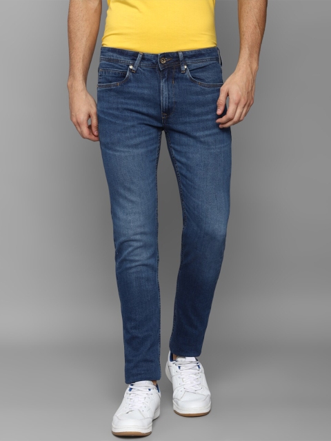 

Louis Philippe Jeans Men Navy Blue Slim Fit Light Fade Jeans