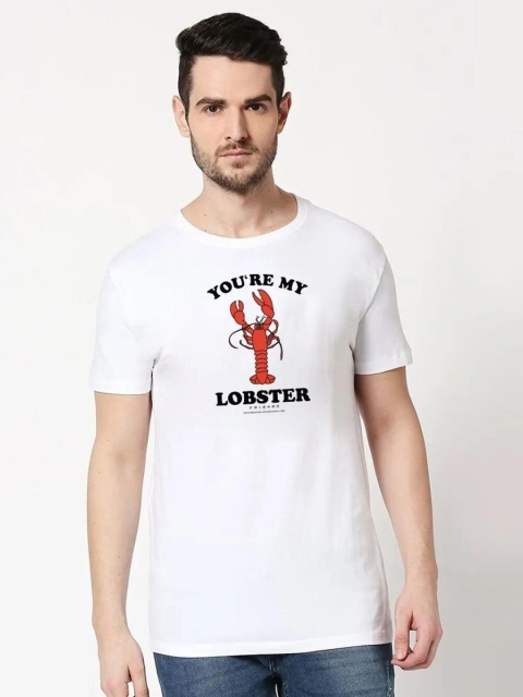 

Bewakoof Men White Printed T-shirt