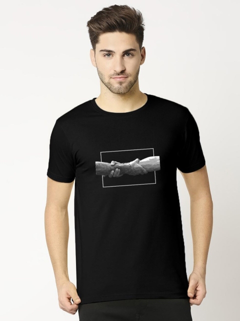 

Bewakoof Men Black Printed T-shirt