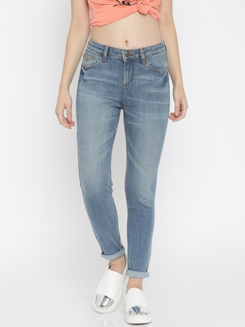 

Flying Machine Women Blue Skinny Fit High-Rise Stretchable Jeans