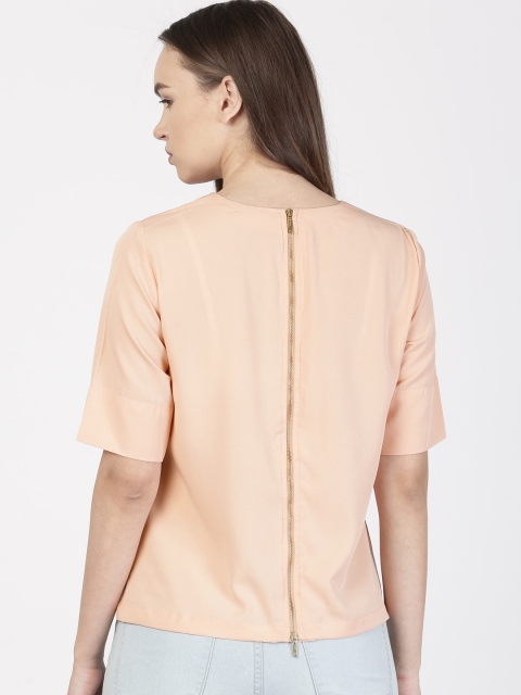 

ether Women Peach Solid Top