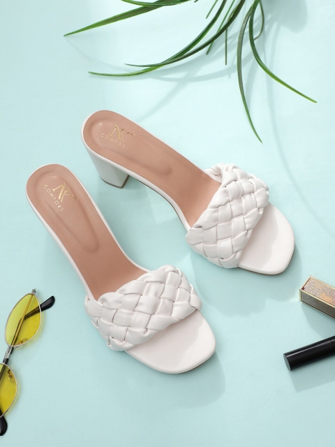 

NK COMFORT Women's White Comfort Sandals