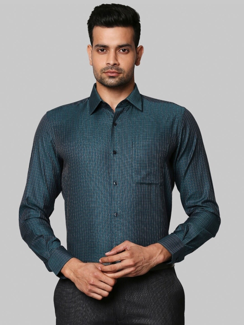 

Raymond Men Green Solid Organic Cotton Shirts