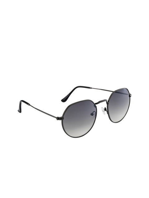 

OPIUM Women Grey Lens & Gunmetal-Toned Round Sunglasses with Polarised and UV Protected Lens