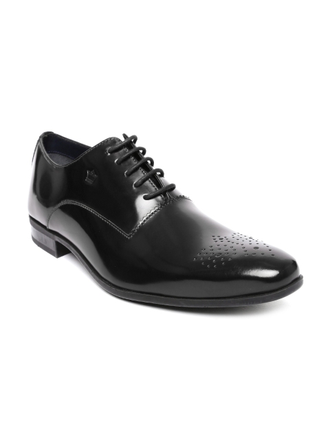

Louis Philippe Men Black Leather Formal Oxfords