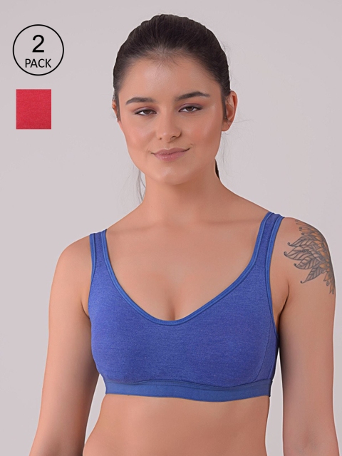 

Apraa & Parma Pink & Blue Bra