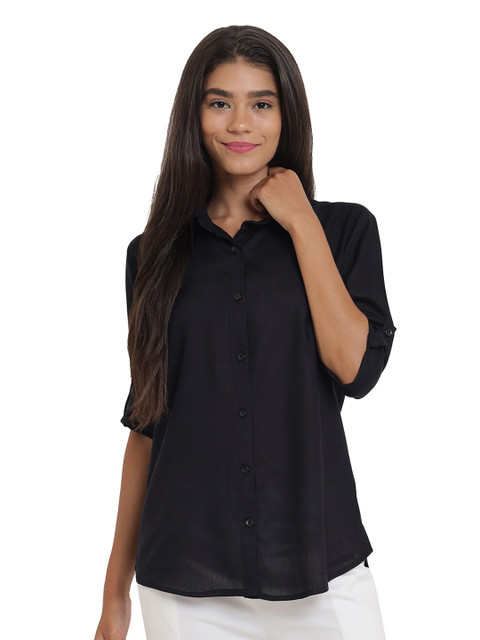 

LISETTE Women Black Original Formal Shirt