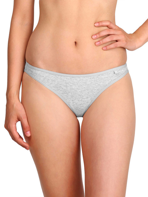 

Jockey Women Grey Melange Bikini Briefs SS02-0105