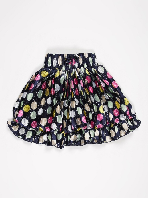 

V2 Value & Variety Girls Pink Printed Knee-Length Flared Skirt