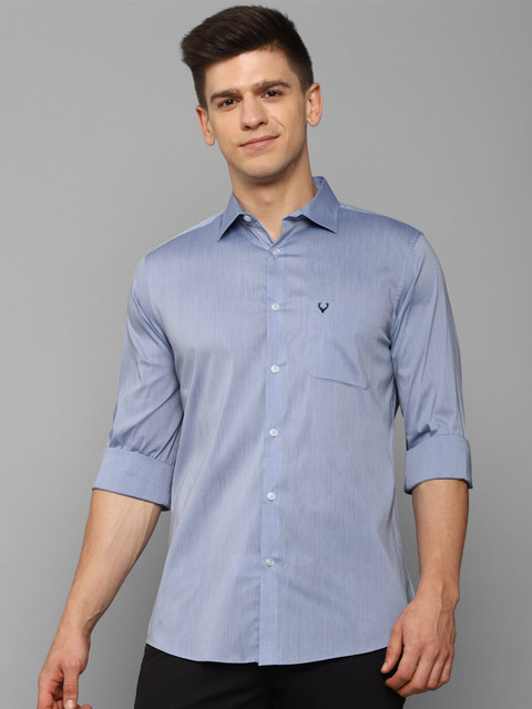 

Allen Solly Men Blue Slim Fit Casual Shirt