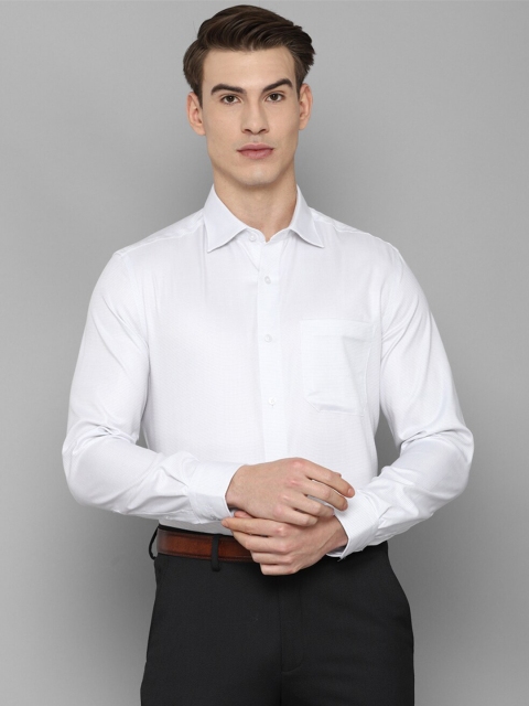 

Louis Philippe Men White Pure Cotton Formal Shirt