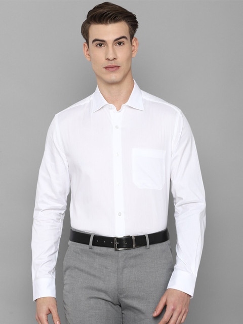 

Louis Philippe Men White Formal Shirt