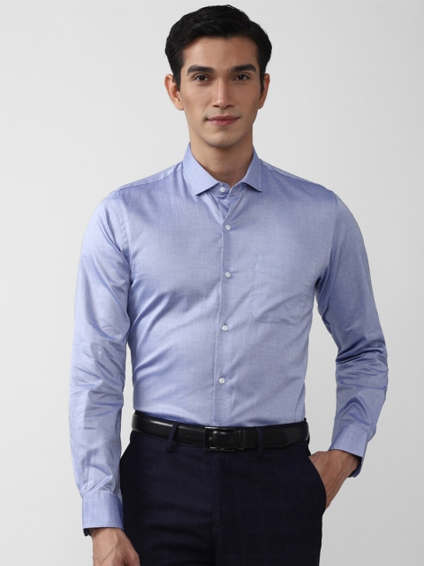 

Peter England Men Blue Slim Fit Formal long sleeve Shirt