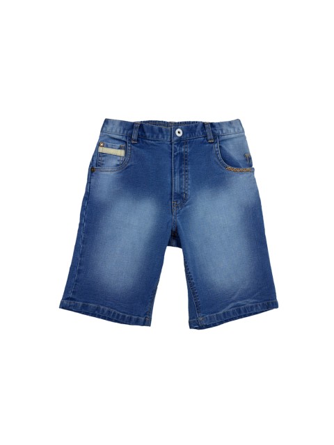 

Palm Tree Boys Blue Washed Denim Shorts