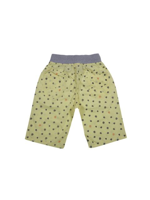 

Palm Tree Boys Yellow Printed Shorts