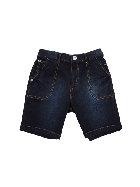

Palm Tree Boys Blue Washed Denim Shorts