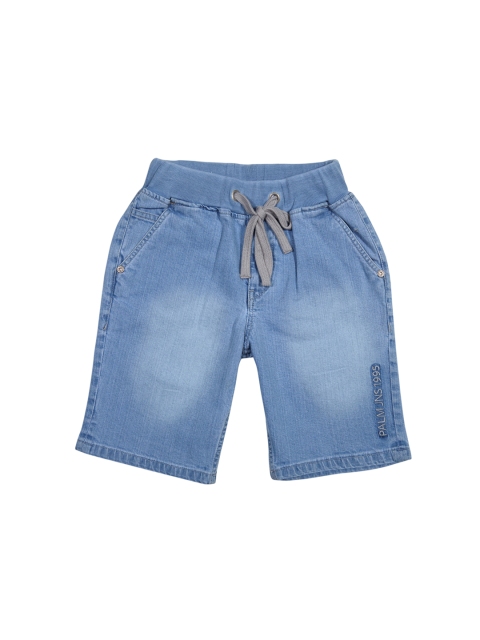 

Palm Tree Boys Blue Washed Denim Shorts