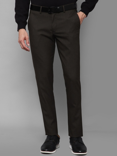 

Allen Solly Men Grey Slim Fit Trousers