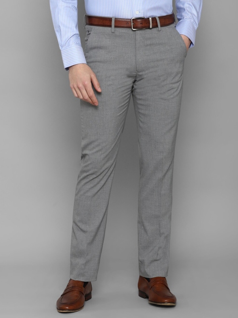 

Louis Philippe Men Grey Slim Fit Trousers
