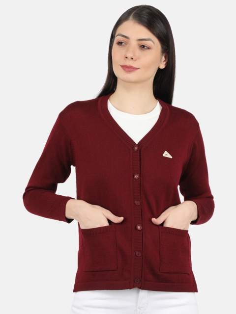 

Monte Carlo Women Maroon Cardigan