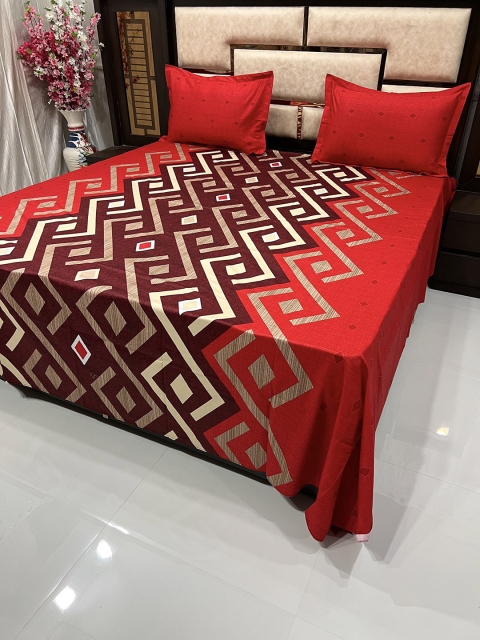 

Pure Decor Unisex Red Bedsheets