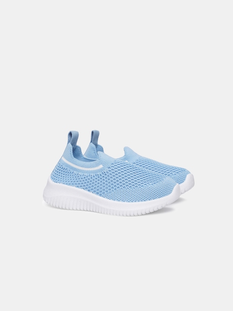 

R&B Boys Blue Woven Design Slip-On Sneakers