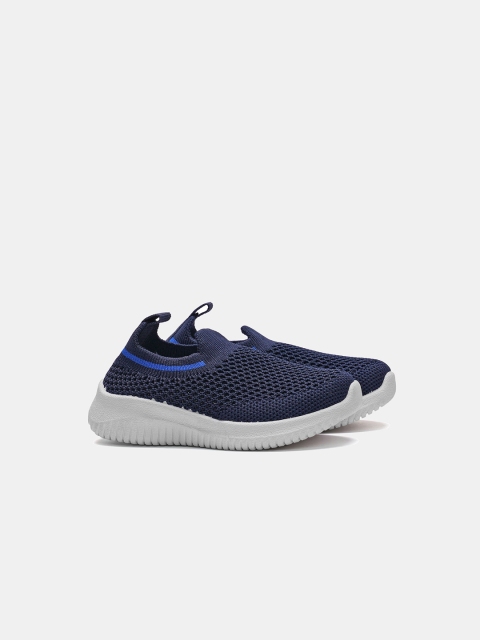 

R&B Boys Blue Printed Slip-On Sneakers
