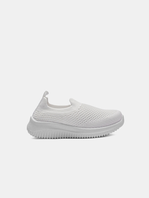 

R&B Girls White Slip-On Sneakers