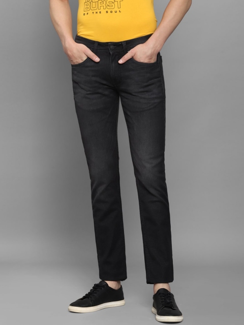 

Louis Philippe Jeans Men Black Slim Fit Light Fade Jeans