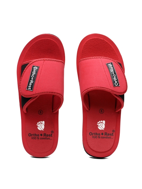 

Ortho Rest Women Red & Black Sliders
