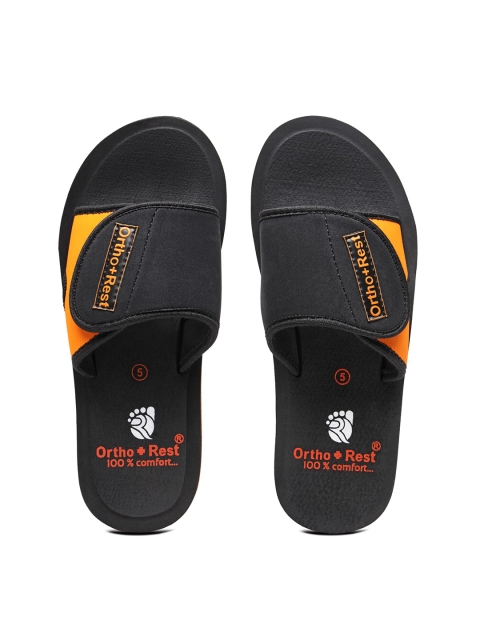 

Ortho Rest Women Orange & Black Sliders