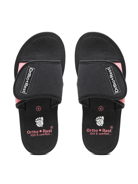 

Ortho Rest Women Pink & Black Sliders