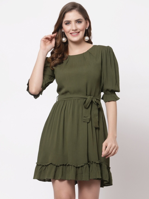 

ASEELO Green Dress