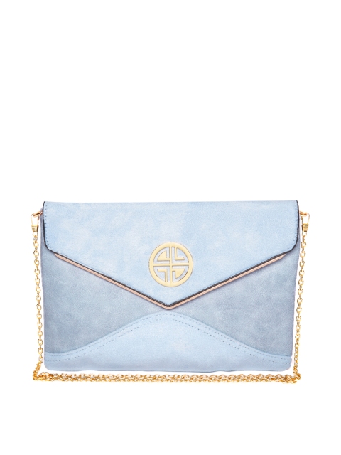 

Carlton London Blue Clutch with Chain Strap