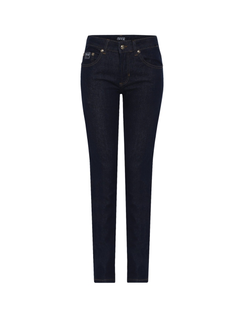 

Versace Jeans Couture Men Blue Low Distress Jeans